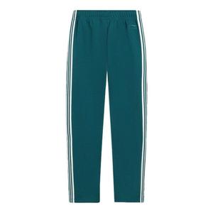 Брюки с логотипом сбоку и полосками Li-Ning, зеленый