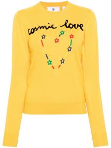 Rossignol джемпер Esther из шерсти мериноса с вышивкой, желтый