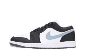 Jordan Кроссовки баскетбольные unisex низкие Air 1 Shadow Gray амортизация, износостойкость винтажные черный белый серый