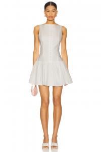 Мини-платье Kingsley от More To Come, white