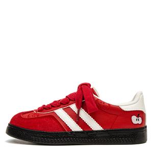 Скользоустойчивые износостойкие низкие скейтерские туфли для женщин Far waves, красный