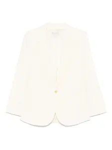 Однобортный блейзер Forte Forte, нейтральный