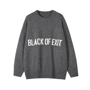 Свитер унисекс BLACK OF EXIT, черный