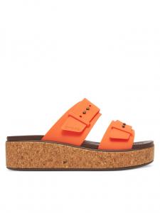 Мюли Brooklyn Cork Buckle 211252 Crocs, оранжевый