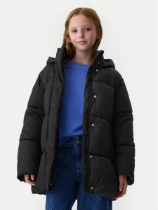 Пуховик стандартного кроя Gap, черный