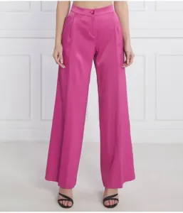 Брюки loose fit Patrizia Pepe, фиолетовый