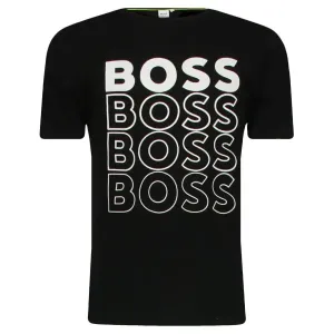 Облегающая футболка Boss, черный