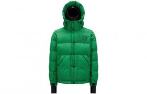 Moncler Мужская пуховая куртка, нефритово-зеленые, с капюшоном, средней толщины, другие цвета