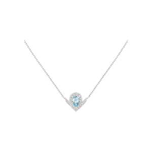 Chaumet - колье joséphine aigrette из белого золота с бриллиантами и аквамаринами - 085144 - 085144 CHAUMET