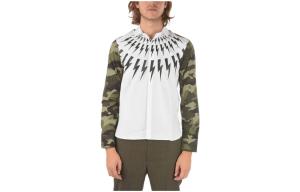 Neil Barrett Мужская белая рубашка