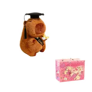 Очаровательная капибара доктор плюшевая кукла капибара 25 см высота LEVENKENESS