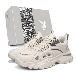 Низкие повседневные кроссовки Unisex Playboy, белый женский размер