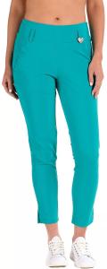 Женские узкие брюки для гольфа SwingDish Linda, бирюзовый