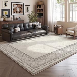 Budis Ковер 140х200 см в стиле французский винтаж для гостиной/кабинета, водостойкий, устойчивый к пятнам, утолщенный, без запаха