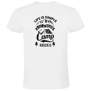 Футболка с коротким рукавом Kruskis Life Is Simple, белый