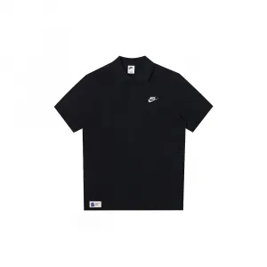 Рубашка поло унисекс черная Nike, черный
