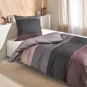 Постельное белье Dream Sleep Mako-Satin Kansas 200x220 см + 2 x 80x80 см, розовое Traumschlaf