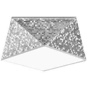 Потолочный светильник Sollux Lighting Hexa, 25x25x25 см, серебряный