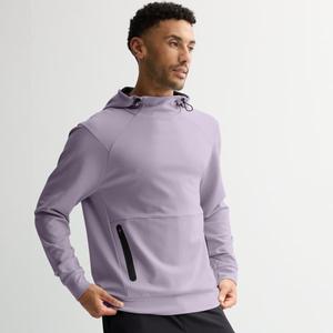 Мужской спортивный пуловер с капюшоном из понте Tek Gear, цвет wild lilac