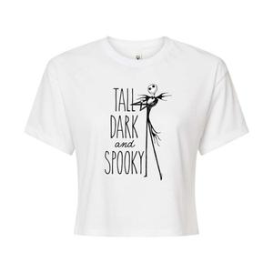 Жуткая укороченная футболка Jack Juniors по мотивам "Кошмара перед Рождеством" Disney, белый