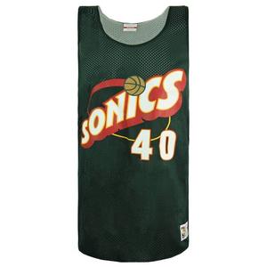 Двусторонняя сетчатая майка Mitchell & ness sonics shawn kemp 1196 Mitchell And Ness, мультиколор
