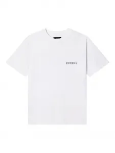 Футболка с принтом Purple Brand, белый