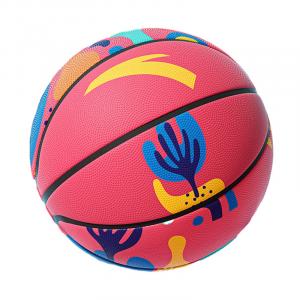 ANTA Резиновый баскетбольный мяч Fire Blaze Red размер 5 для тренировок и матчей