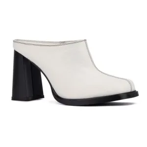 Женские мюли Moon на каблуке Olivia Miller, белый