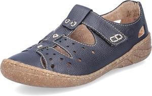 Женские тапочки без застежки Rieker 54555, синий