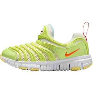Детские кроссовки с амортизацией без динамо-машины, износостойкие, низкие, для детей от 3 до 7 лет Nike, желтый/зеленый