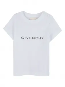 Футболка с короткими рукавами и принтом логотипа Givenchy Kids, белый