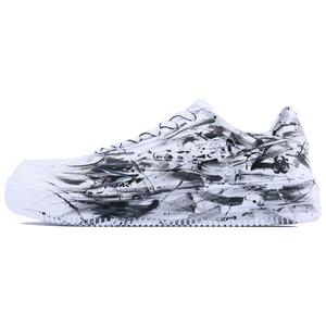 Erke Износостойкие дышащие низкие кроссовки для скейтбординга для мужчин, белые, черные