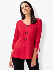 Рубашка с рукавами 3/4 клубничного цвета WITT WEIDEN