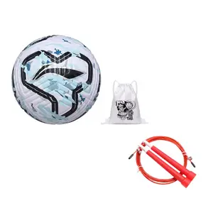 LINING Размер 5 футбольный мяч TPU бесшовный термосклеивание Unisex белый черный синий