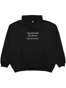 VETEMENTS толстовка с принтом, черный