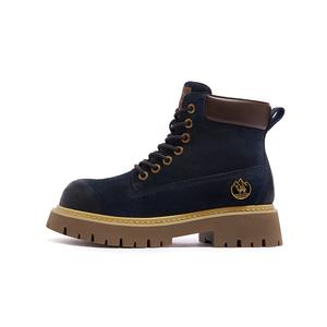 CAMEL Мартин Бутс женские розовые, землисто-желтые, темно-синие, абрикосовые с темно-синим замшевые, цвет Dark Blue (Suede Style)