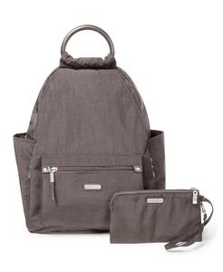 Весь день с рюкзаком-браслетом Baggallini, серый