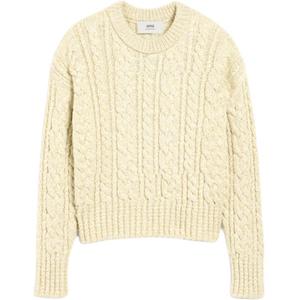 AMIPARIS Вязаный свитер кабельной вязкой