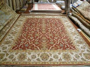 Ковер SAFAVIEH, 305 x 244 см, Sumak Collection, красный и ivory, восточный дизайн, идеален для помещений с высокой проходимостью в гостиной, спальне и столовой (SUM714C-8)