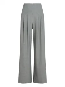 Широкие брюки строгого кроя KARL LAGERFELD, серый