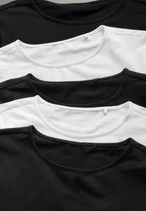 Базовая футболка REGULAR FIT SLOUCH SHORT SLEEVE 5 PACK THE SET, черный