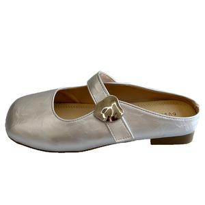 Устойчивые к истиранию сандалии с закрытым носком, женские, серебристые TAFN, Silver