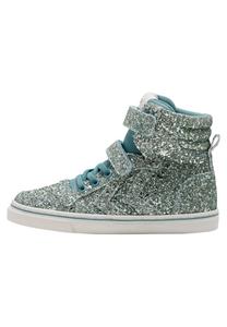 Кроссовки высокие SLIMMER STADIL GLITTER JR Hummel, цвет mineral blue