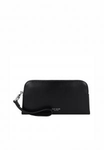 Клатч kate spade new york HALO FINE GRAIN LEATHER MEDIUM WRISTLET, Black