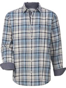 Рубашка на пуговицах классического кроя BABISTA Jalor, синий/темно-синий