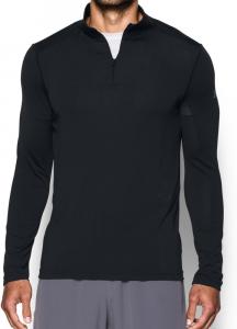 Under Armour мужская футболка Camden Seamless с молнией на 1/4, Black (001)/Graphite