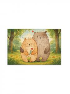 Mr. & Mrs. Panda Дизайн «Любовь к плюшевому медведю» без каких-либо надписей белым цветом