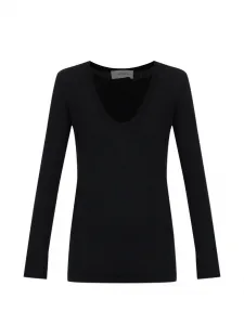 Лонгслив Amalea с круглым вырезом Lisa Yang, черный