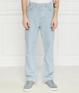 Джинсы в ночи Loose fit Hugo Blue, синий