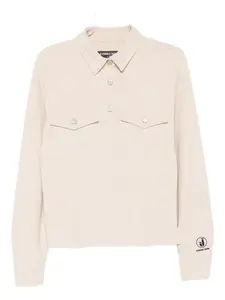 Поло с нагрудным карманом с клапаном Iceberg, светло-бежевый